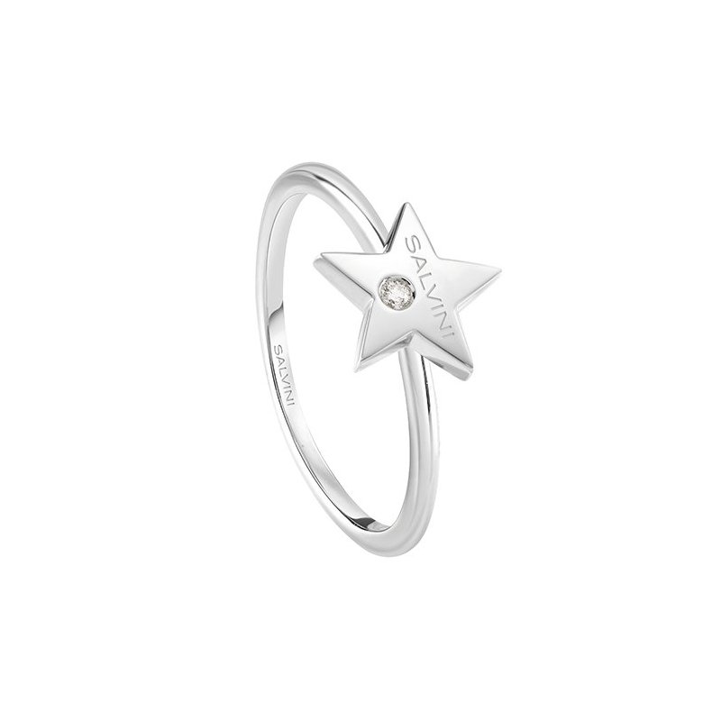 Salvini - Anello I Segni - Oro Bianco - Diamante