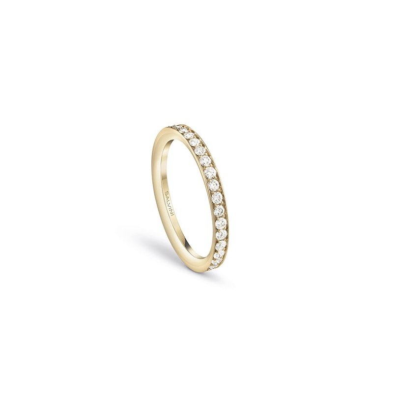 Salvini - Veretta In Oro Giallo - Diamante 0.68