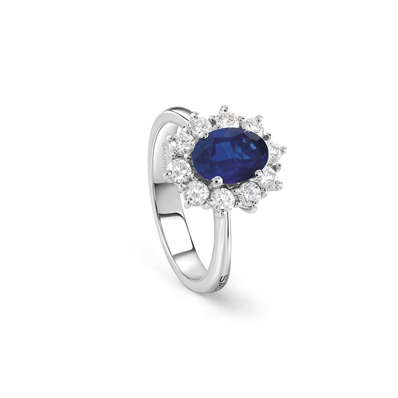 Salvini - Anello Love For Color - Oro Bianco - Diamante