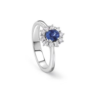Salvini - Anello Love For Color - Oro Bianco - Diamante