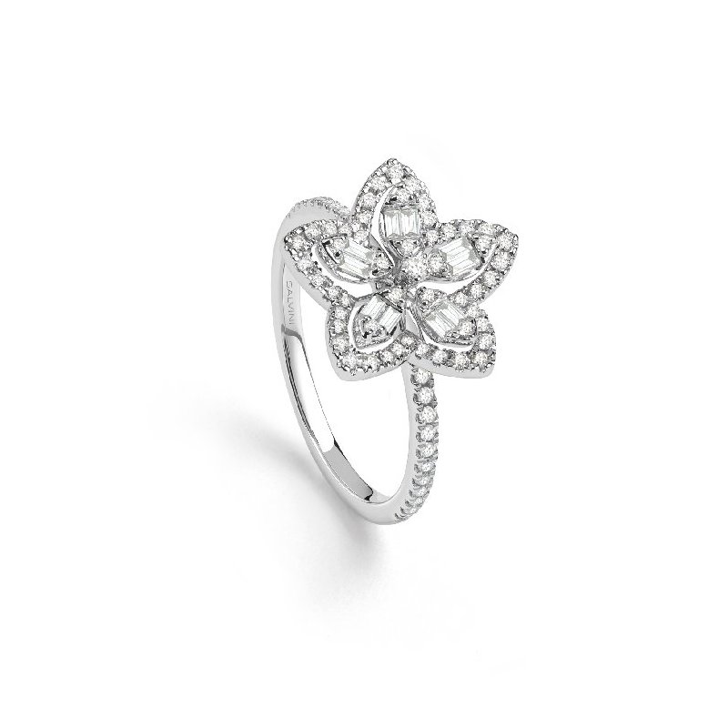 Salvini - Anello Magia Garden - Oro Bianco - Diamante