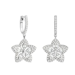 Salvini - Orecchini Magia Garden - Oro Bianco - Diamante