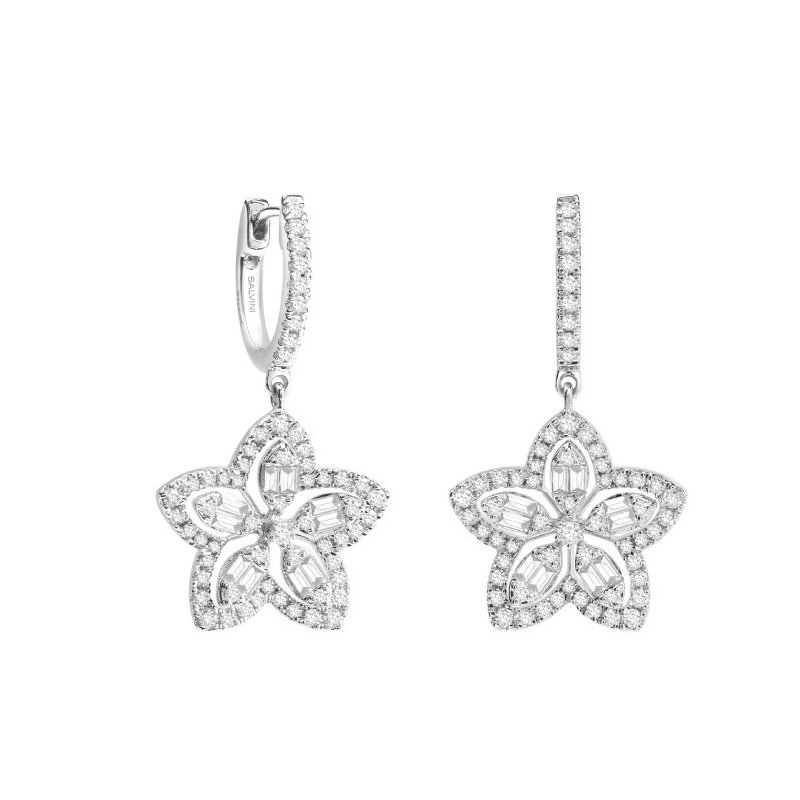 Salvini - Orecchini Magia Garden - Oro Bianco - Diamante