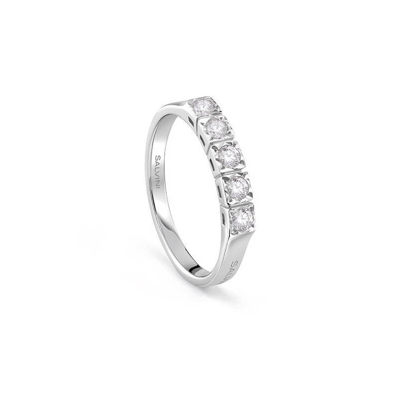 Salvini - Veretta In Oro Bianco - Diamante 0.15