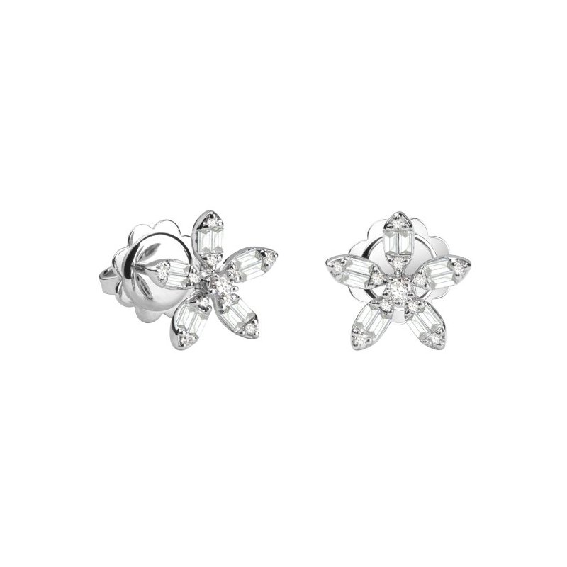 Salvini - Orecchini Magia Garden - Oro Bianco - Diamante