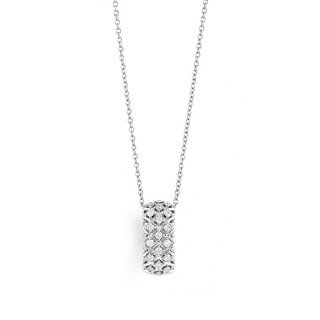 Salvini - Collierino Intrecci S - Oro Bianco - Diamante