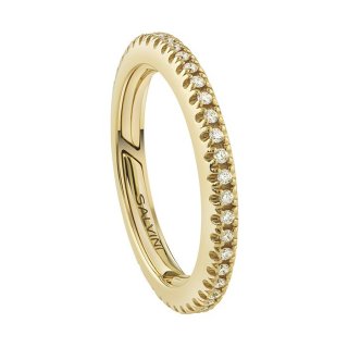 Salvini - Veretta In Oro Giallo - Diamante Rotondo