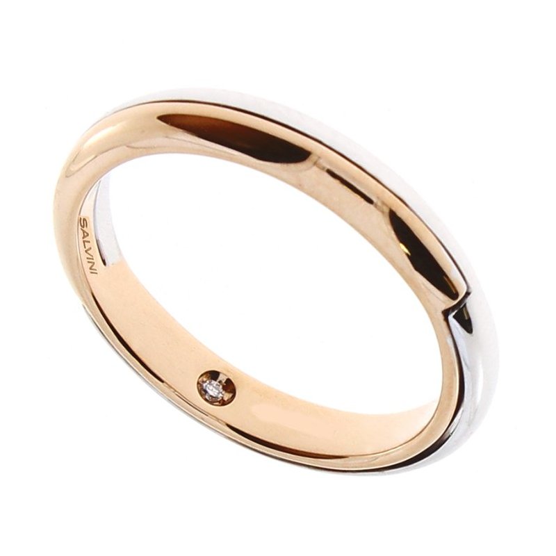Salvini - Fede In Oro Bianco/Rosa - Diamante