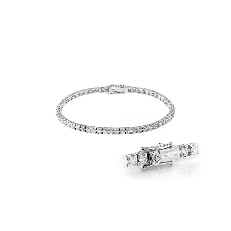 Salvini - Bracciale Tennis - Oro Bianco - Diamante