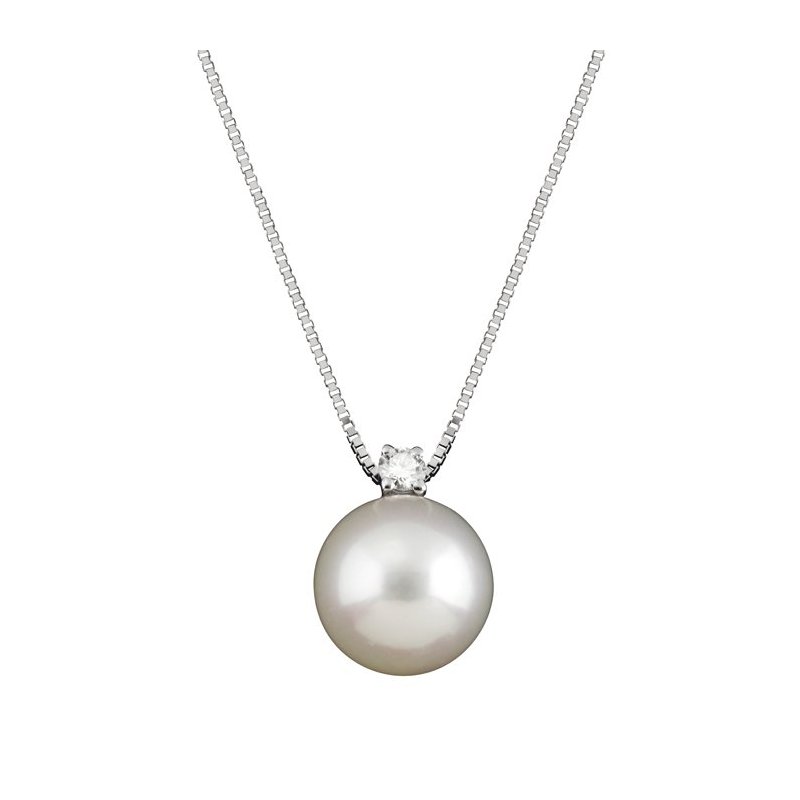 Salvini - Collier Le Perle - Oro Bianco - Diamante