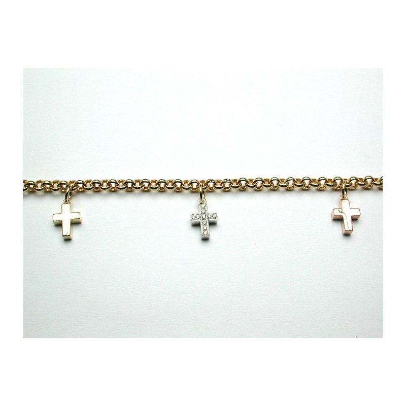 Salvini - Bracciale Oro Misto - Diamante Rotondo