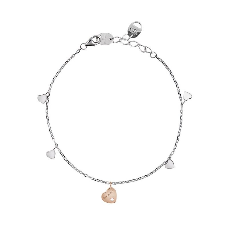 Salvini - Bracciale Be Happy - Oro Bianco/Rosa - Diamante