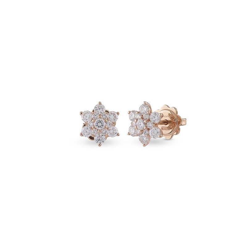 Salvini - Orecchini Primavera S - Oro Rosa - Diamante