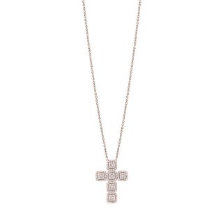 Salvini - Collierino Oro Rosa - Diamante Rotondo
