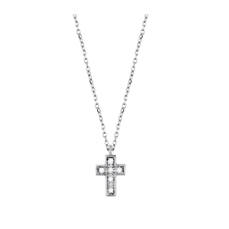 Salvini - Collierino Be Happy - Oro Bianco - Diamante