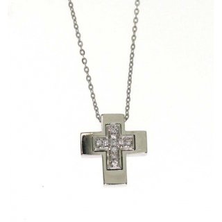 Salvini - Collierino Segni Mignon - Oro Bianco - Diamante