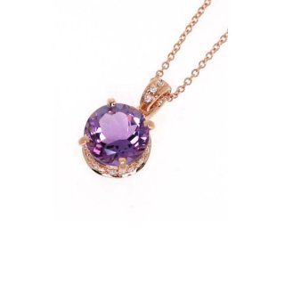 Salvini - Collierino In Oro Rosa - Diamante