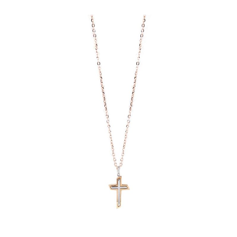 Salvini - Collierino In Oro Bianco/Rosa - Diamante