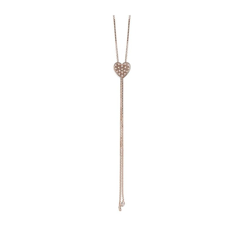 Salvini - Collierino In Oro Rosa - Diamante Rotondo