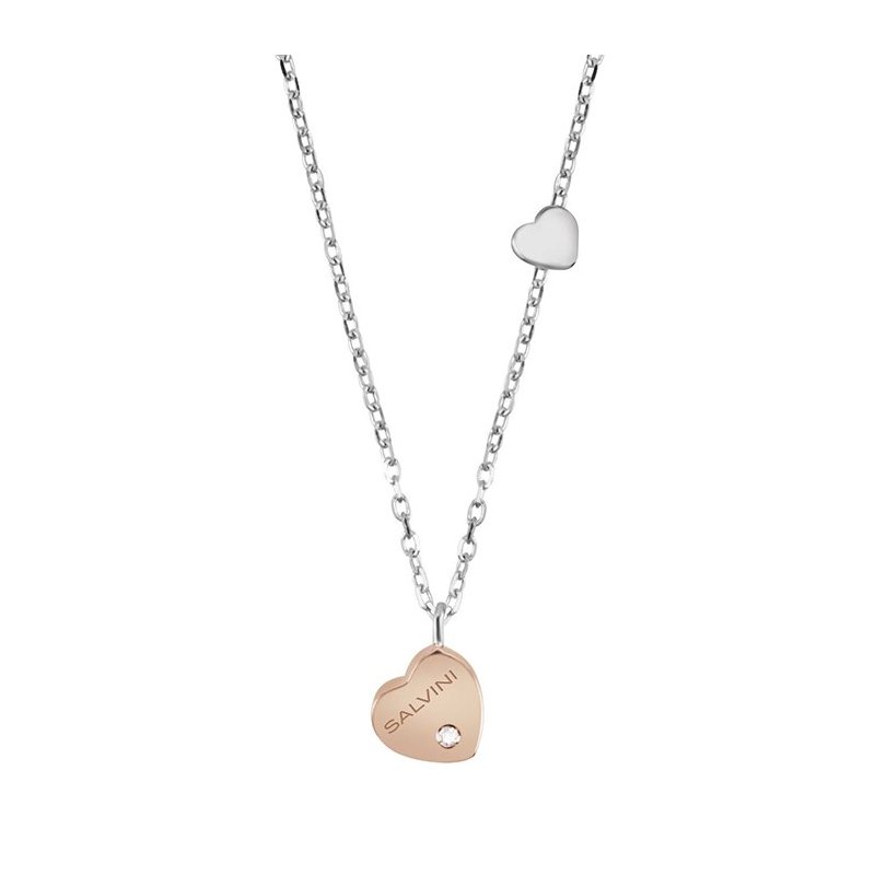 Salvini - Collierino Be Happy - Oro Bianco/Rosa