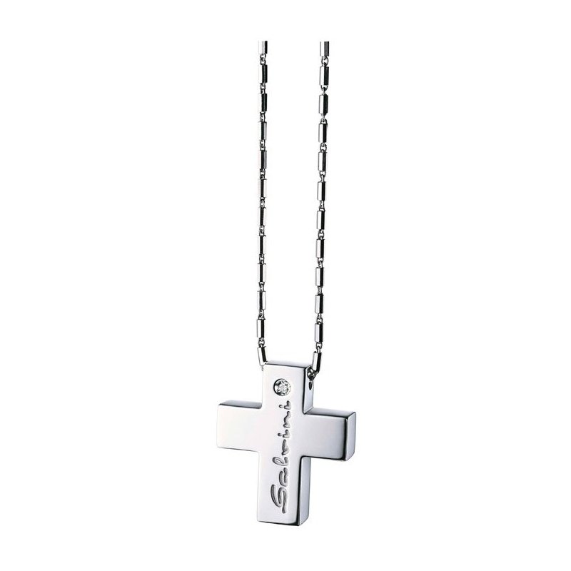 Salvini - Collierino Oro Bianco - Diamante Rotondo