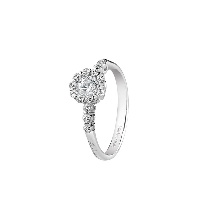Salvini - Anello Corona - Oro Bianco - Diamante