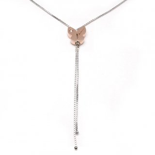 Salvini - Collierino Happiness - Oro Bianco/Rosa - Diamante