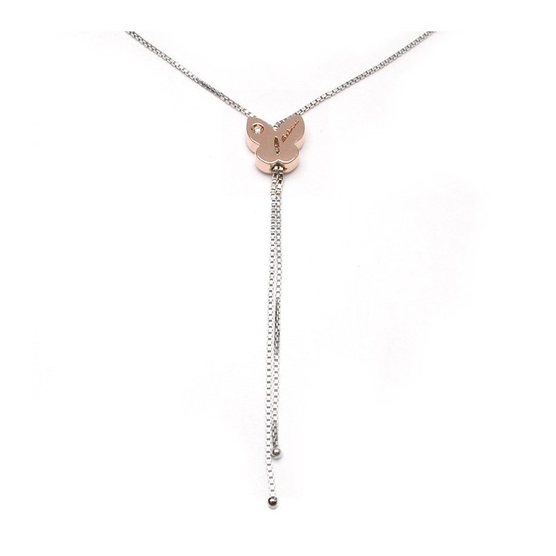 Salvini - Collierino Happiness - Oro Bianco/Rosa - Diamante