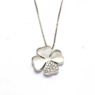 Salvini - Collana Quadrifoglio S - Oro Bianco - Diamante