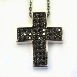 Salvini - Collierino In Oro Bianco - Diamante Black