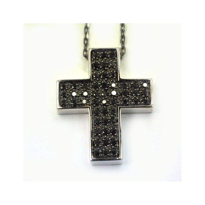 Salvini - Collierino In Oro Bianco - Diamante Black