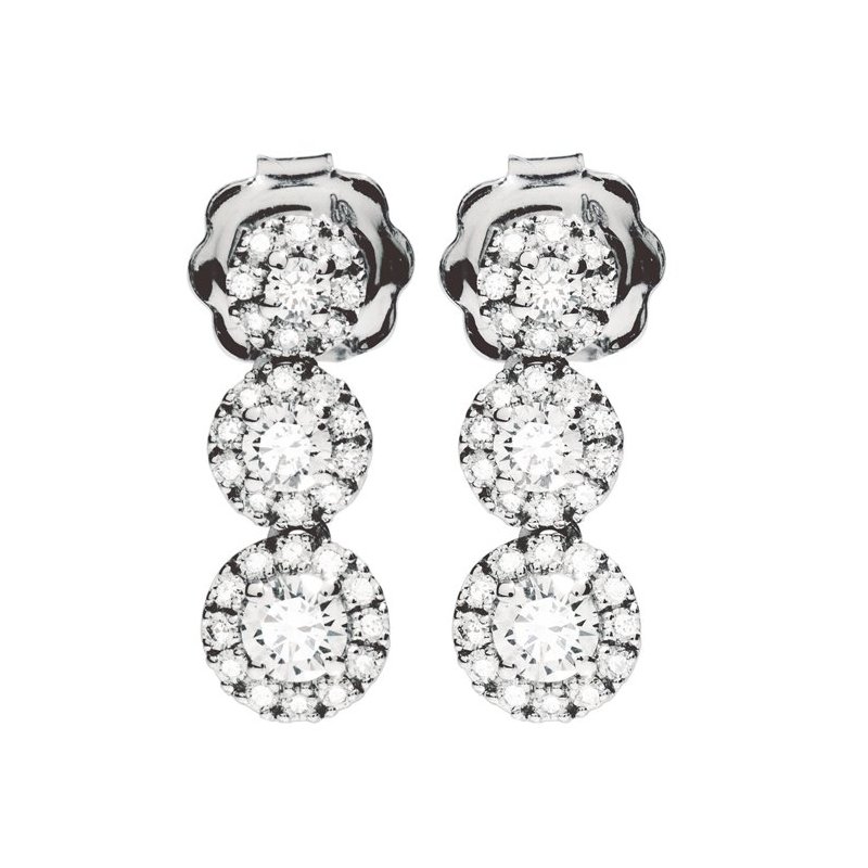 Salvini - Orecchini In Oro Bianco - Diamante