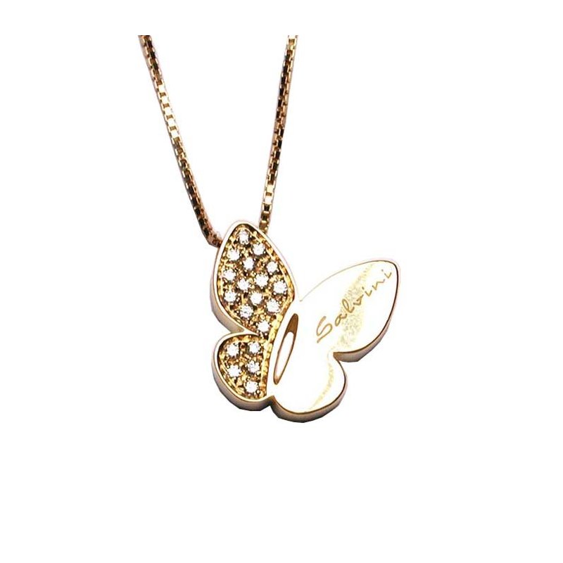 Salvini - Collana Farfalle - Oro Giallo - Diamante