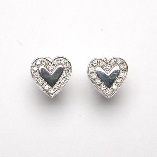 Salvini - Orecchini I Cuori - Oro Bianco - Diamante