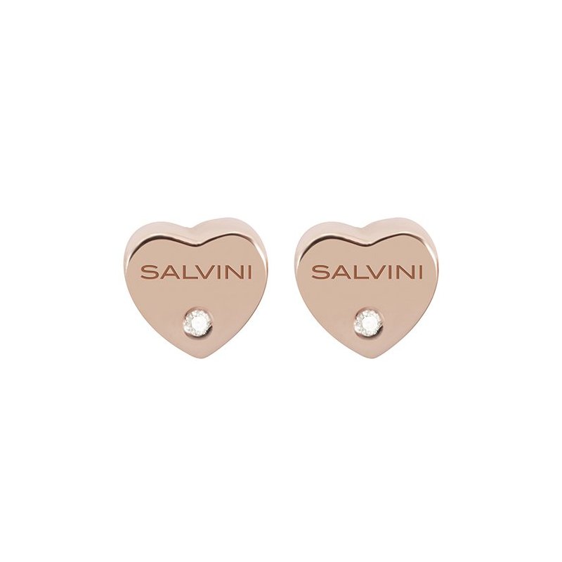 Salvini - Orecchini Be Happy - Oro Rosa - Diamante