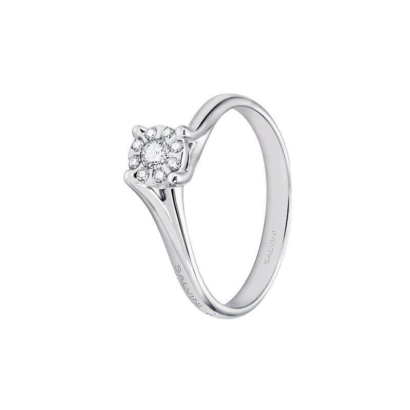 Salvini - Anello Daphne - Oro Bianco - Diamante