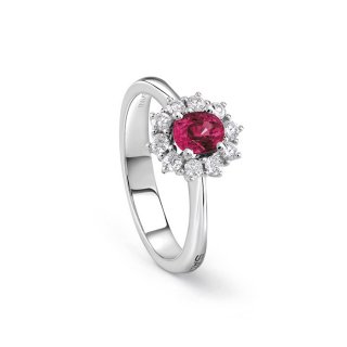 Salvini - Anello Love For Color - Oro Bianco - Diamante