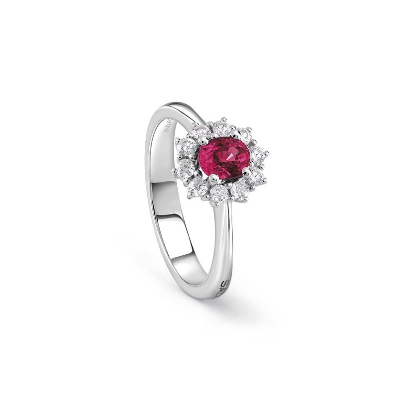 Salvini - Anello Love For Color - Oro Bianco - Diamante