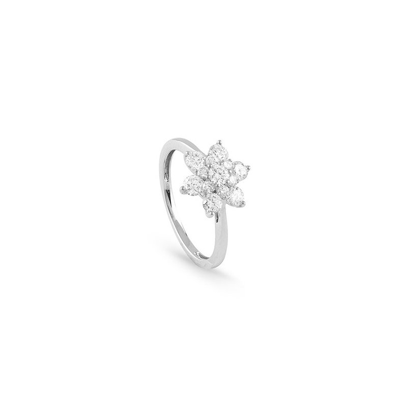 Salvini - Anello Primavera S - Oro Bianco - Diamante
