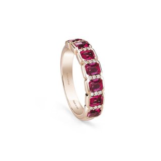 Salvini - Anello Regina - Oro Rosa - Diamante/Rubino