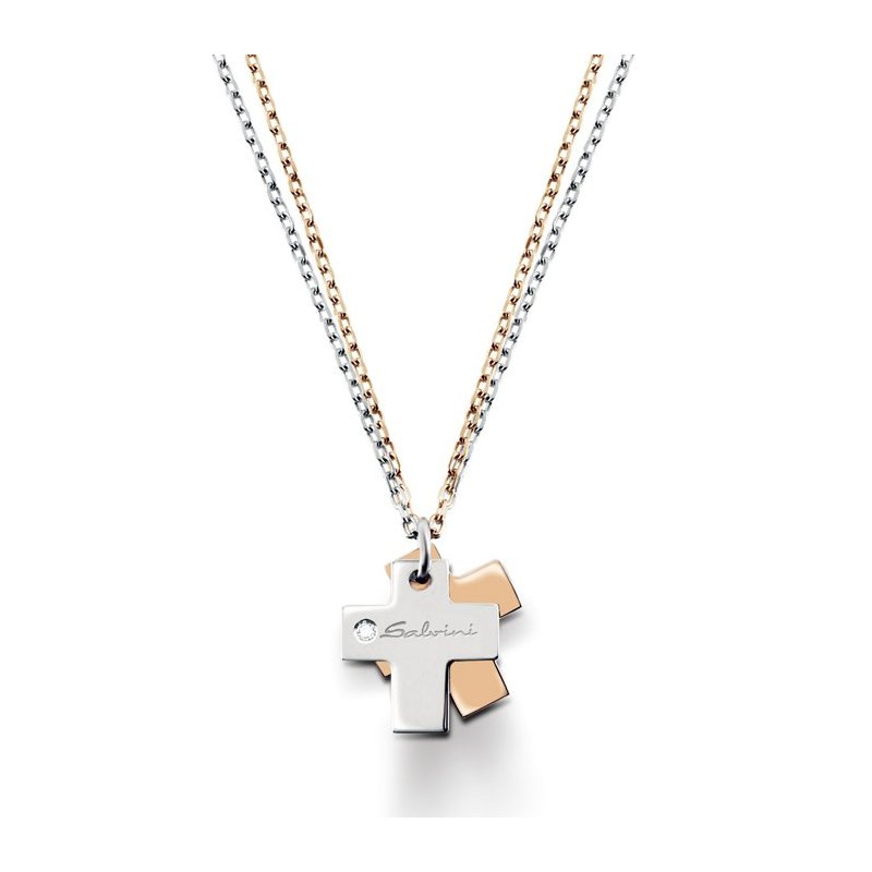 Salvini - Collierino In Oro - Oro Bianco/Rosa