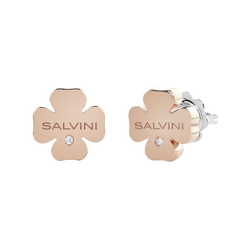 Salvini - Orecchini I Segni - Oro Rosa - Diamante