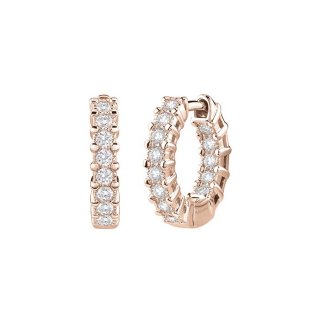 Salvini - Orecchini Aria - Oro Rosa - Diamante