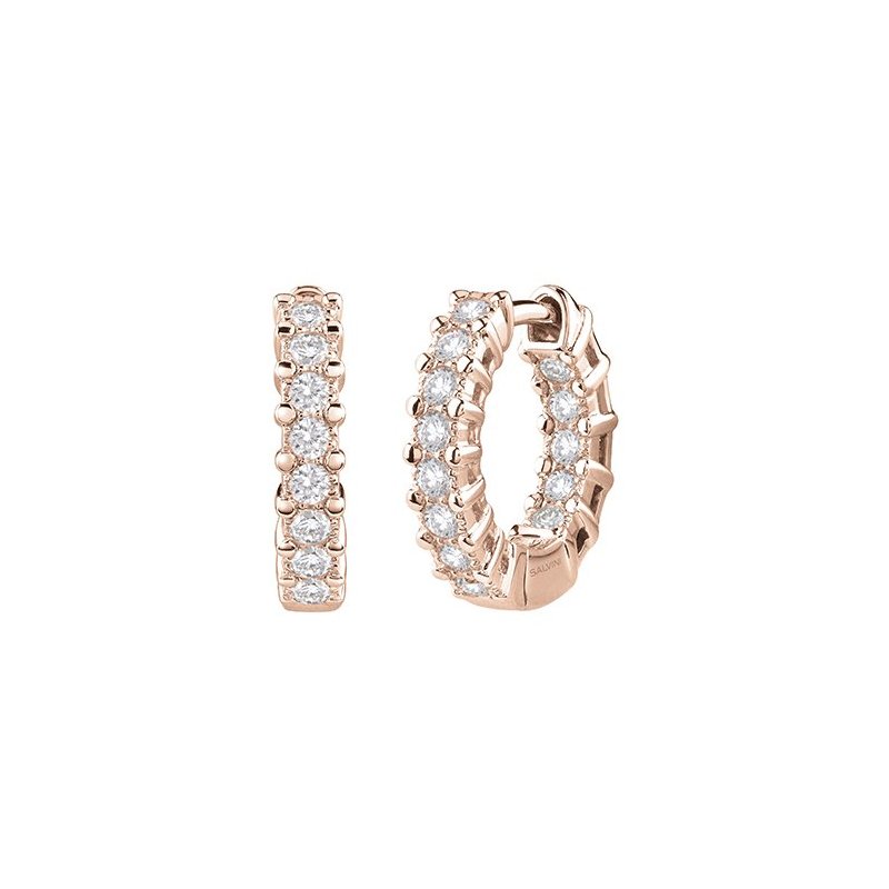 Salvini - Orecchini Aria - Oro Rosa - Diamante
