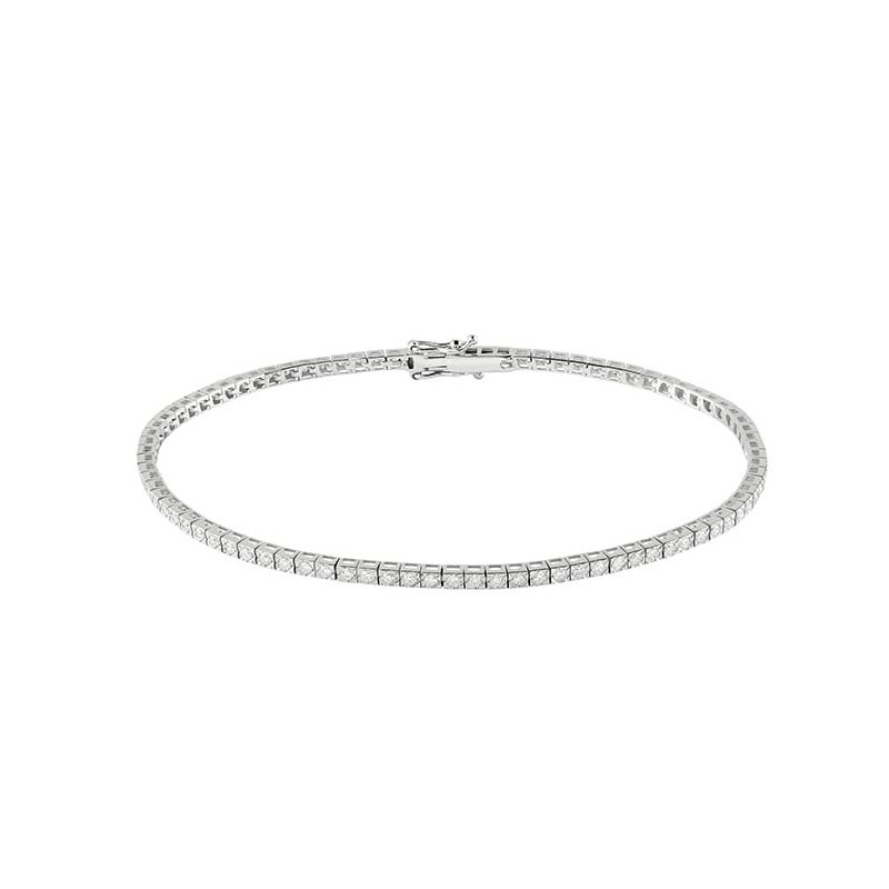 Salvini - Bracciale Tennis - Oro Bianco - Diamante