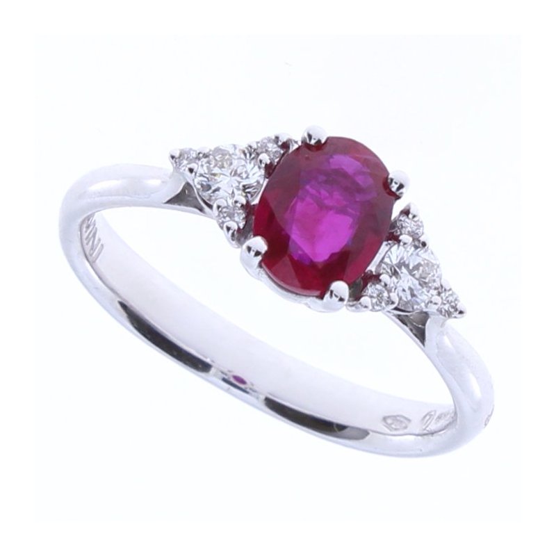 Salvini - Anello Love For Color - Oro Bianco - Rubino