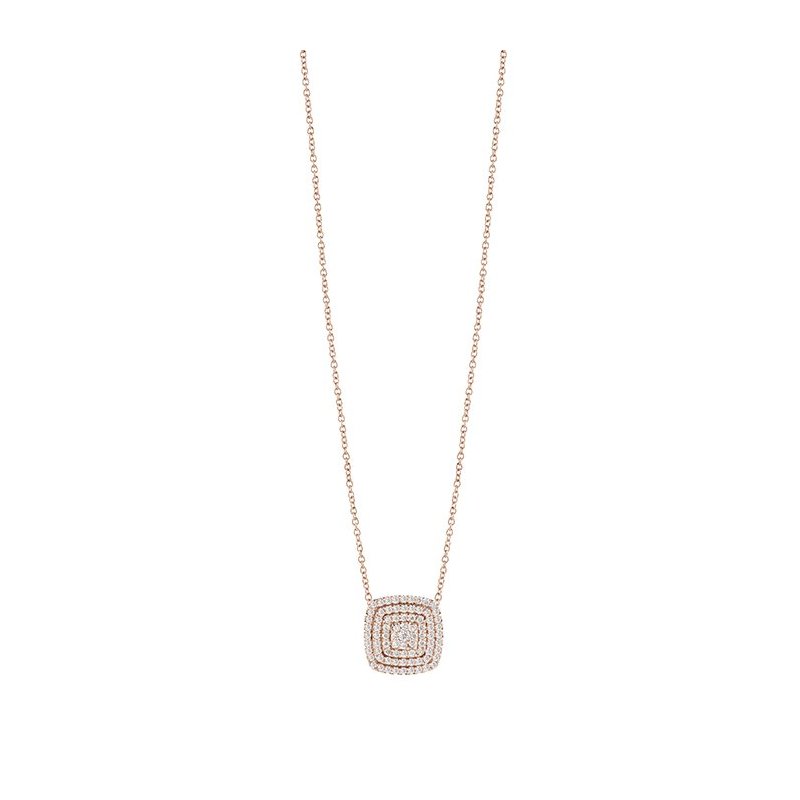 Salvini - Collierino In Oro Rosa - Diamante Rotondo
