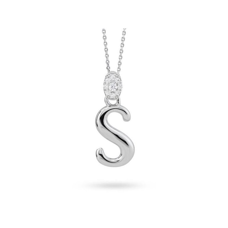 Boccadamo - Collana Gr904S - Argento - Zirconi