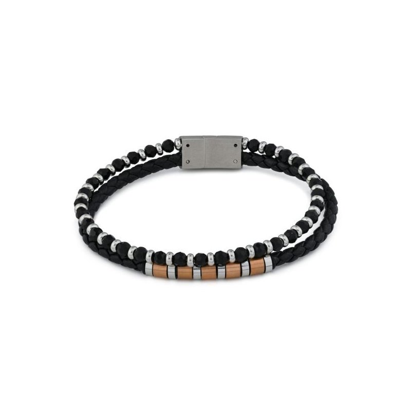 Boccadamo - Bracciale Uomo Pelle - Cordino Marino