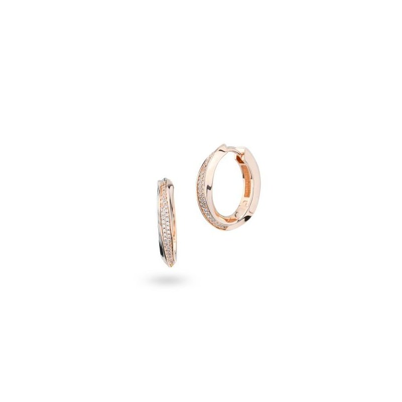 Boccadamo - Orecchini Kor047Rs - Oro Rosa - Zirconi